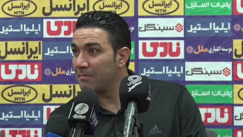 اختصاصی/ کنفرانس خبری جواد نکونام بعد از پیروزی فولاد مقابل سپاهان