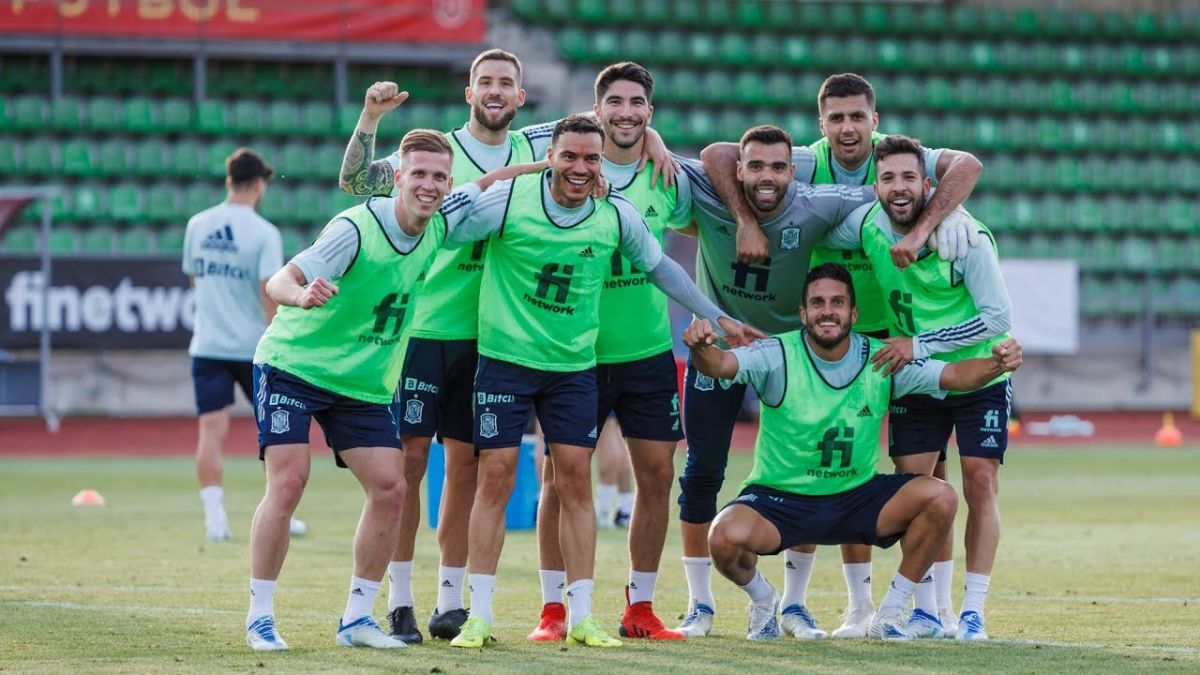 تمرین اسپانیا برای دیدار با پرتغال در لیگ ملتهای اروپا