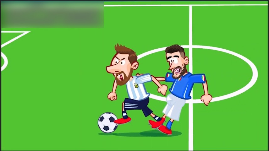 انیمیشن طنز قهرمانی آرژانتین در فینالیسیما