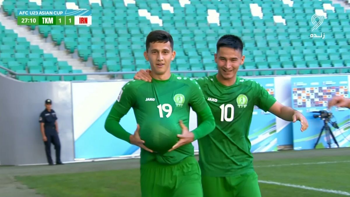 گل اول امید ترکمنستان به امید ایران (ساپارگولیف)