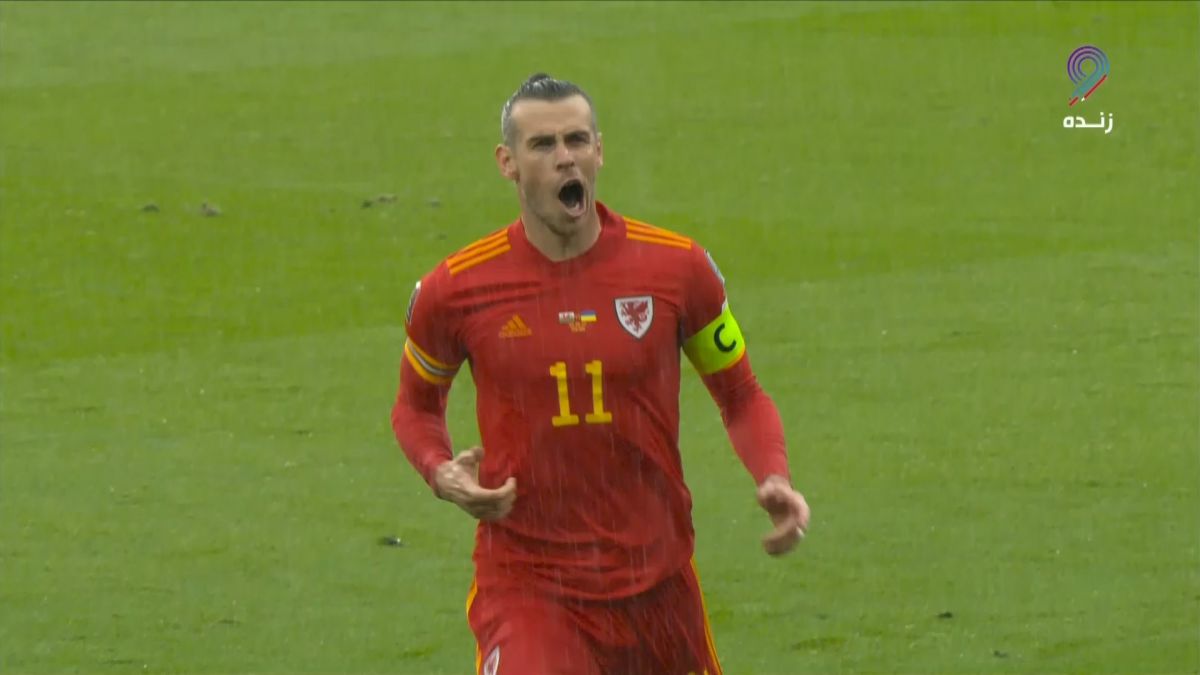 گل اول ولز به اوکراین (گرت بیل)