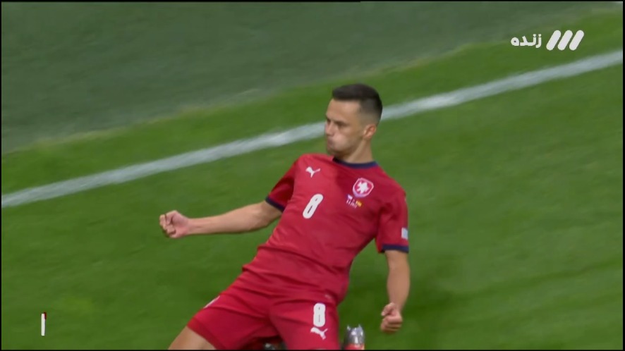 گل اول جمهوری چک به اسپانیا (یاکوب پاشک)