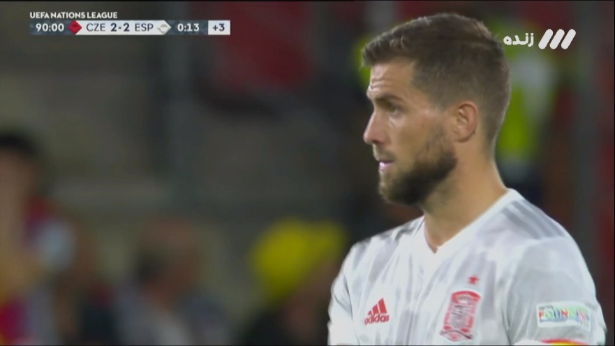 گل دوم اسپانیا به جمهوری چک (اینیگو مارتینز)