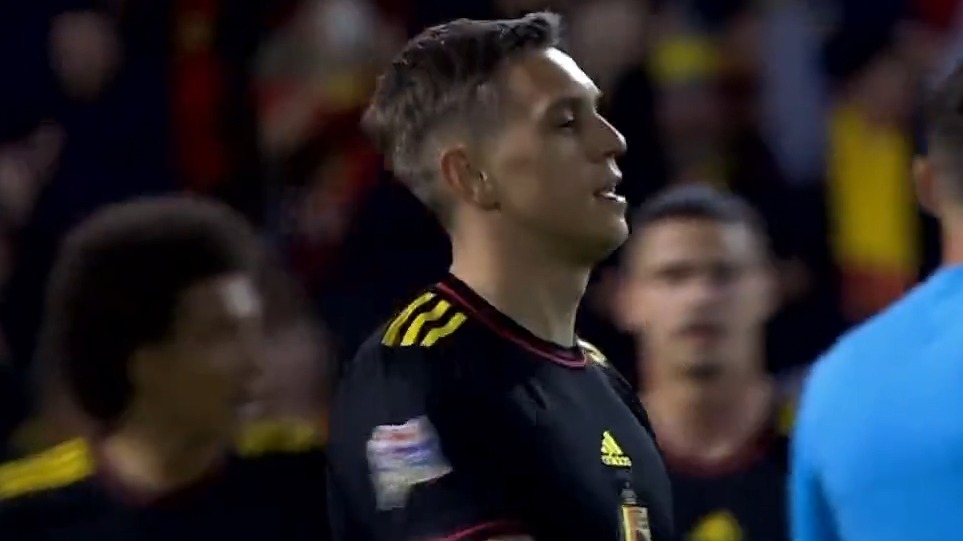 گل چهارم بلژیک به لهستان (تروسارد)