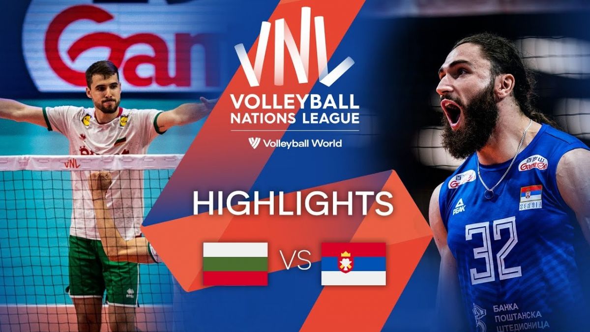 خلاصه بازی صربستان 3-1 بلغارستان (لیگ ملت های والیبال 2022)