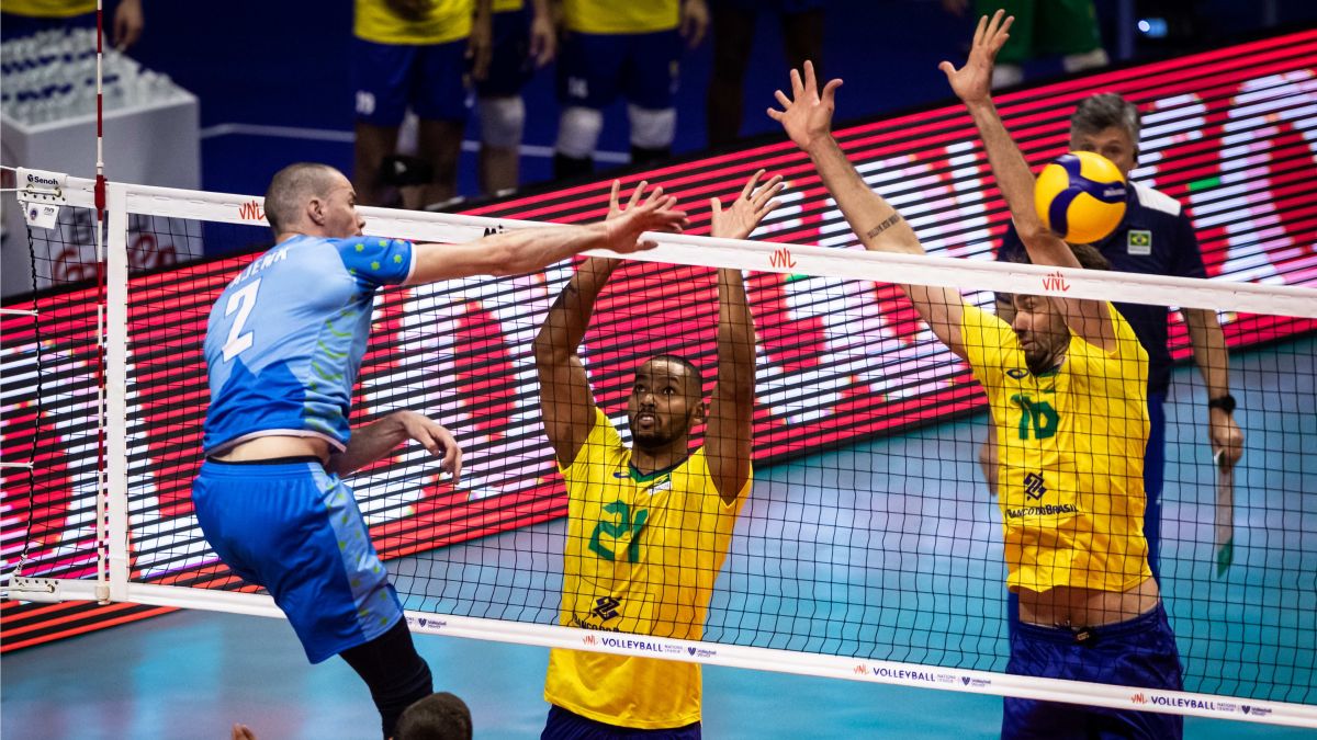 خلاصه بازی برزیل 3-1 اسلوونی (لیگ ملت های والیبال 2022)