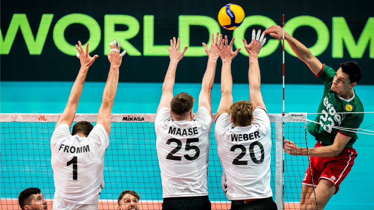 خلاصه بازی بلغارستان 2-3 آلمان (لیگ ملت های والیبال 2022)