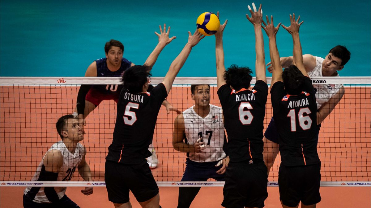 خلاصه بازی ژاپن 2-3 آمریکا (لیگ ملت های والیبال 2022)