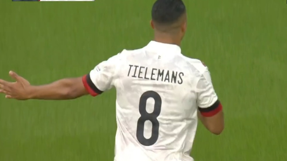 گل اول بلژیک به ولز (تیلمانس)