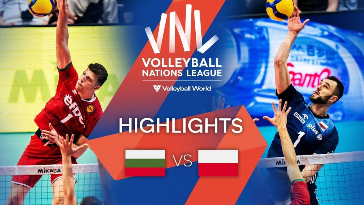 خلاصه بازی بلغارستان ۰-۳ لهستان (لیگ ملت های والیبال 2022)