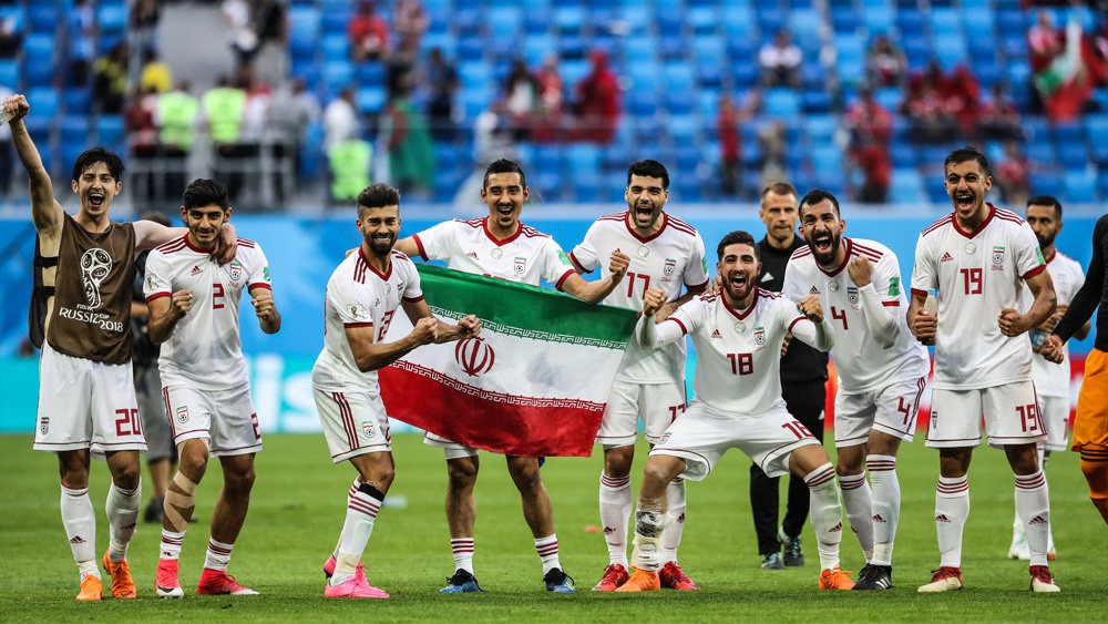 نوستالژی جام جهانی / واقعا تمومه! شادی بازیکنان تیم ملی پس از برتری مقابل مراکش (مرحله گروهی جام جهانی 2018)