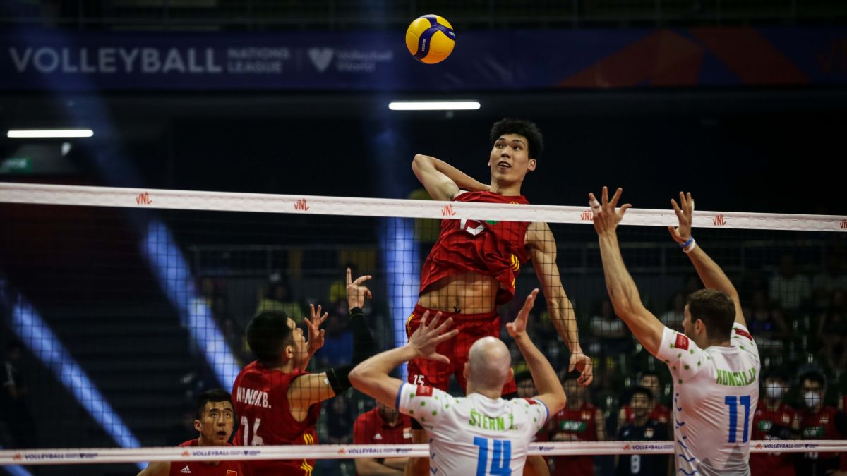خلاصه بازی اسلوونی 3-1 چین (لیگ ملت های والیبال 2022)