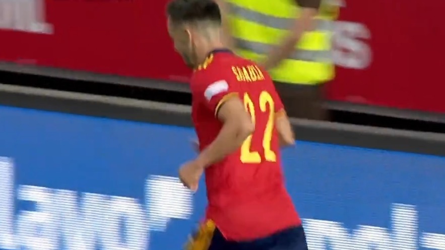 گل دوم اسپانیا به جمهوری چک (سارابیا)