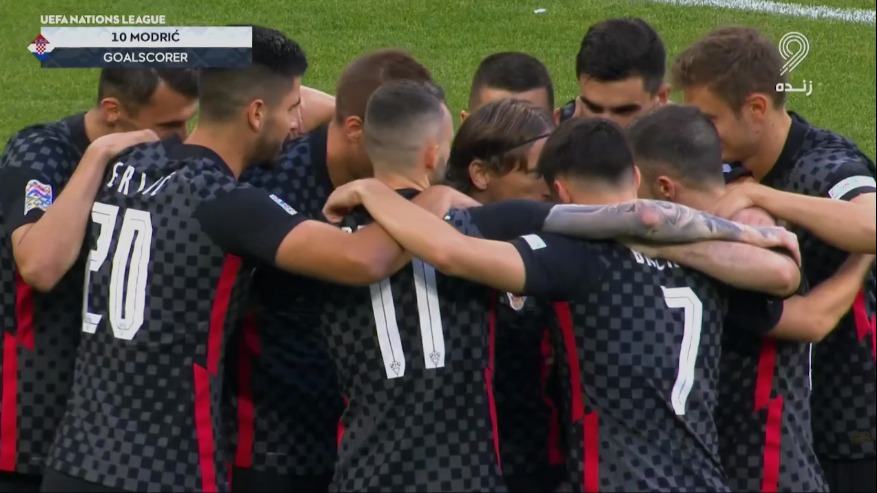 گل اول کرواسی به فرانسه (مودریچ)