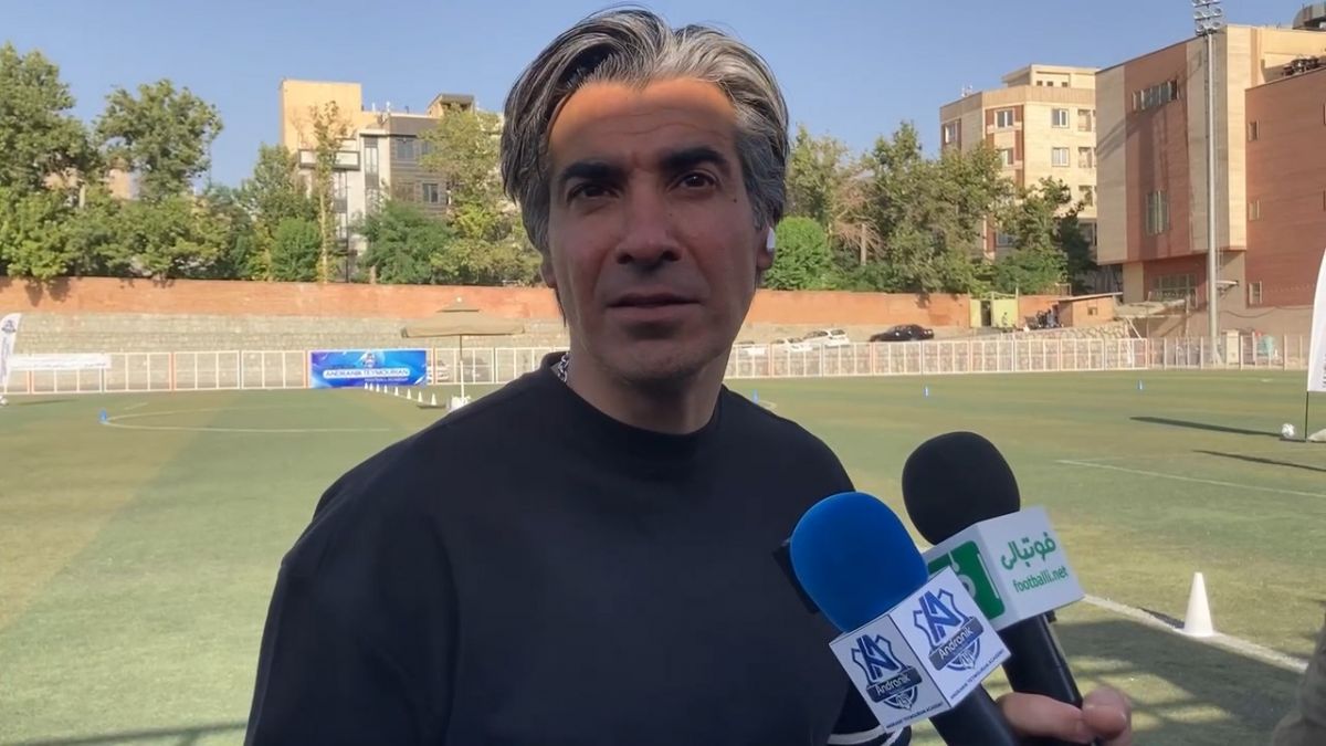 اختصاصی/ صحبتهای وحید شمسایی در حاشیه مسابقات تنیس فوتبال