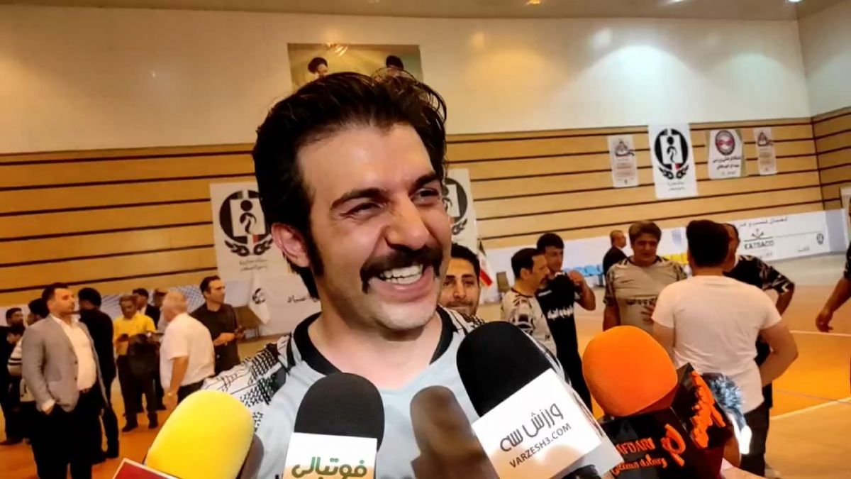 اختصاصی/ صحبت های عبدالله روا در حاشیه بازی نمادین فوتسال با شعار نه به اعتیاد