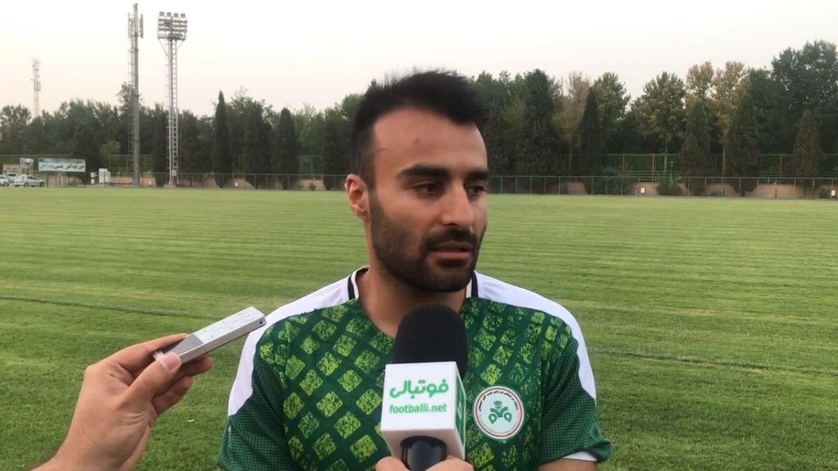 اختصاصی/ صحبت های مسعود ابراهیم زاده در حاشیه سومین تمرین ذوب آهن