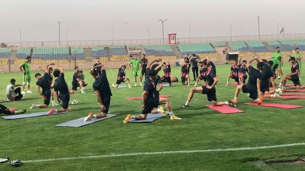 اختصاصی/  تمرینات تاکتیکی تیم پرسپولیس زیر نظر کادر فنی