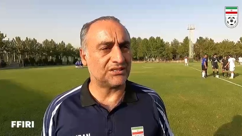 نظر حسین عبدی درباره پیروزی تیم ملی نوجوانان در سومین بازی درون اردویی مقابل تیم جوانان آسیا ویژن تهران