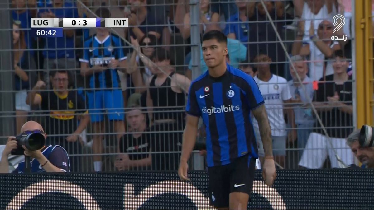 گل سوم اینتر به لوگانو (خواکین کوریا)