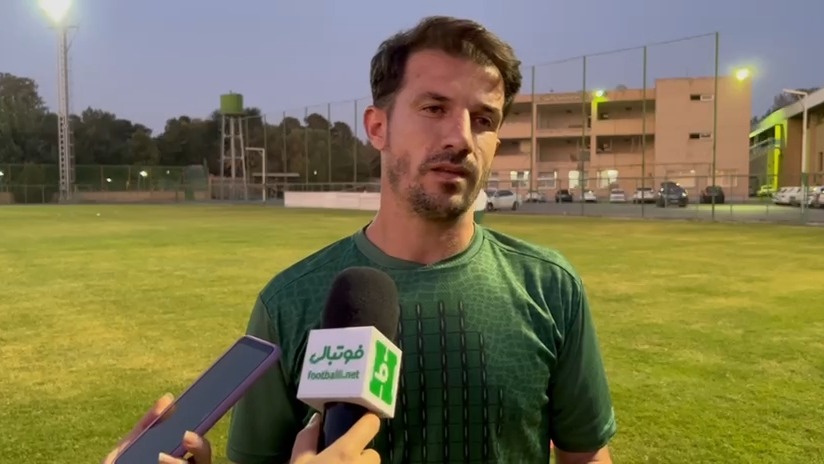 اختصاصی / صحبت های قاسم حدادی فر مربی تیم فوتبال ذوب آهن در حاشیه تمرین این تیم