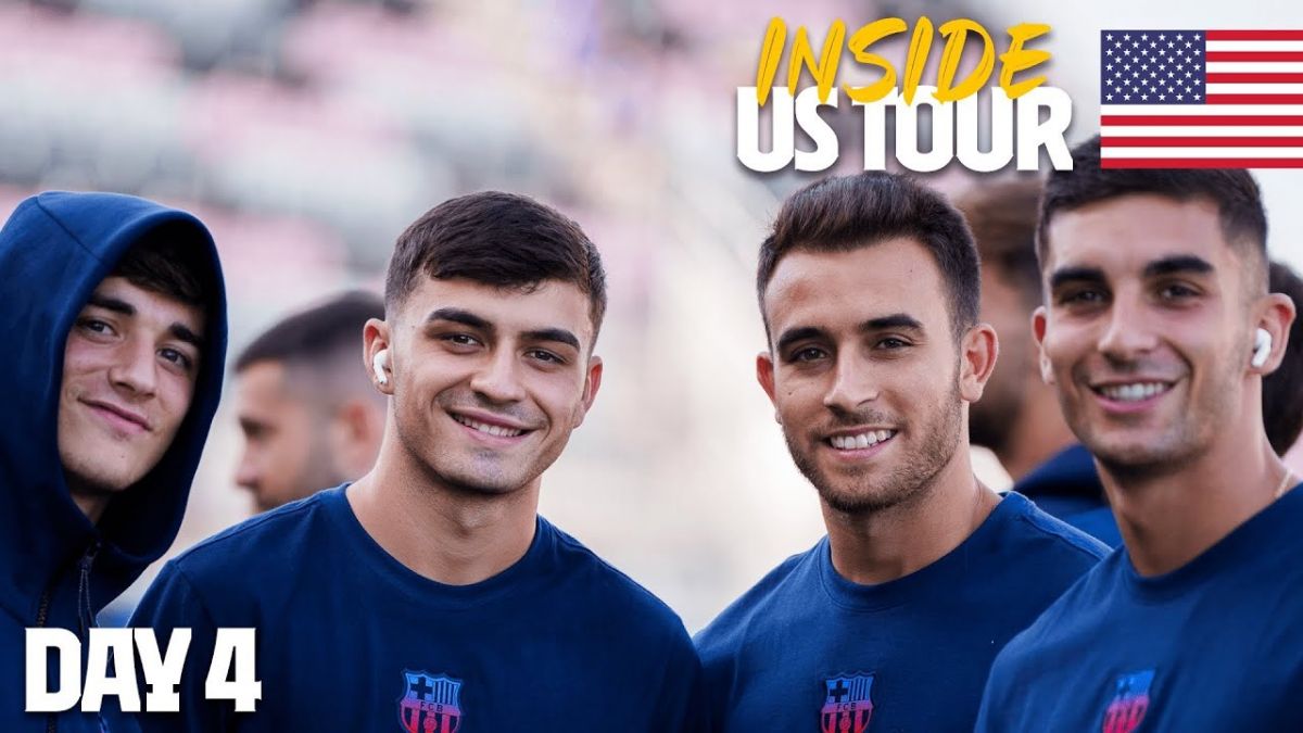 حواشی بازی اینتر میامی - بارسلونا از نگاه دوربین باشگاه بارسلونا