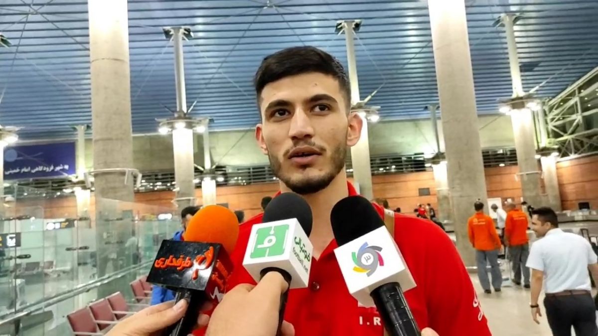 اختصاصی/ صحبتهای امیرحسین توخته در مراسم استقبال از کاروان تیم ملی والیبال ایران