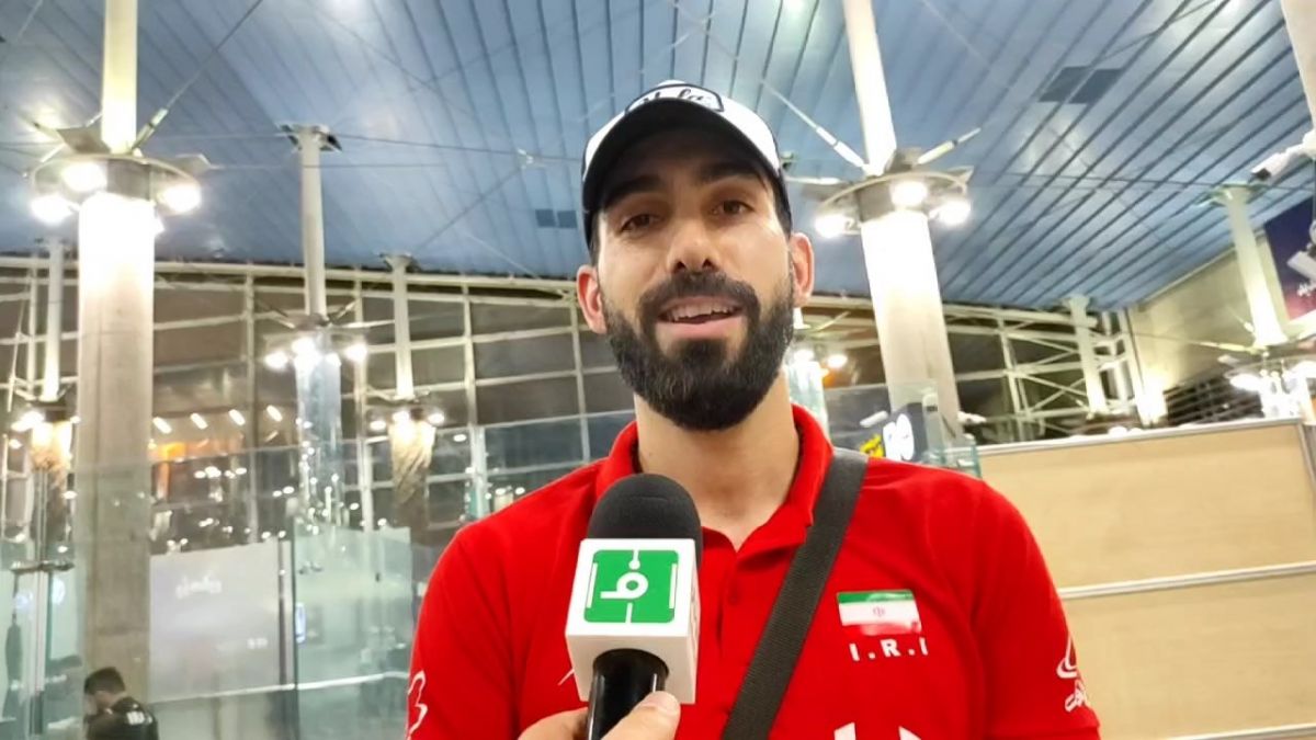 اختصاصی/ صحبتهای فاضل پژومان در مراسم استقبال از کاروان تیم ملی والیبال ایران