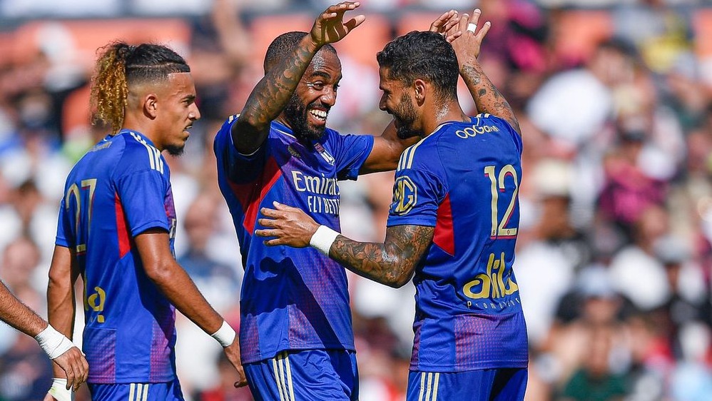 گل زیبای لاکازت در دیدار دوستانه لیون و فاینورد