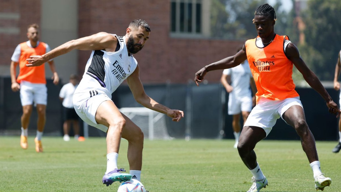 تمرین رئال مادرید پس از شکست مقابل بارسلونا