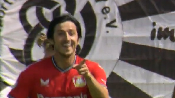 گل اول بایرلورکوزن به الفرسبرگ (پاس گل سردار آزمون)