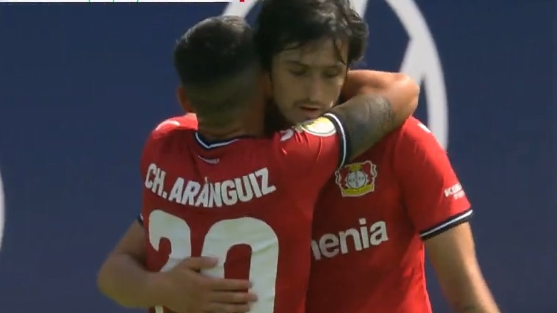 گل دوم بایرلورکوزن به الفرسبرگ (دومین پاس گل سردار آزمون)