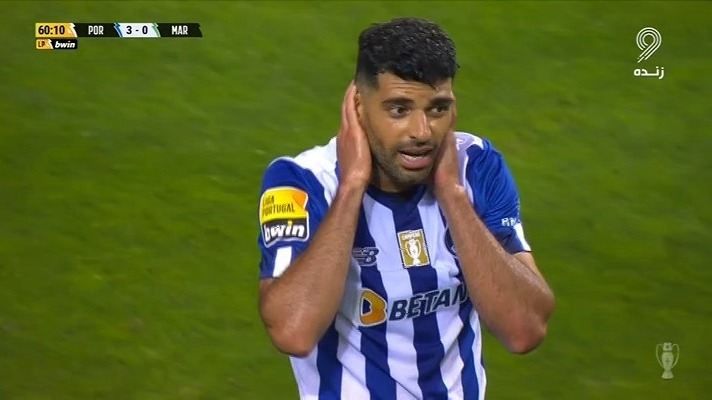 فرصت سوزی مهدی طارمی مقابل دروازه ماریتیمو