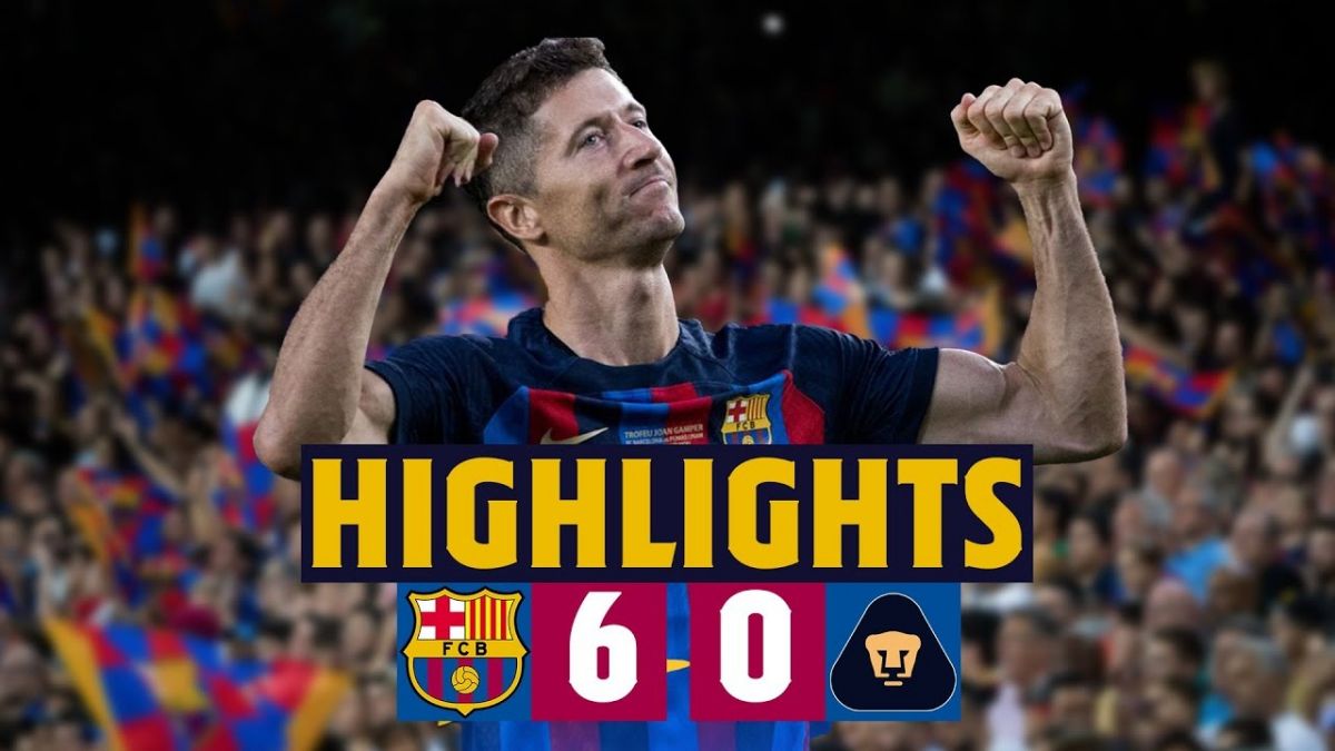 خلاصه بازی بارسلونا 6-0 پوماس