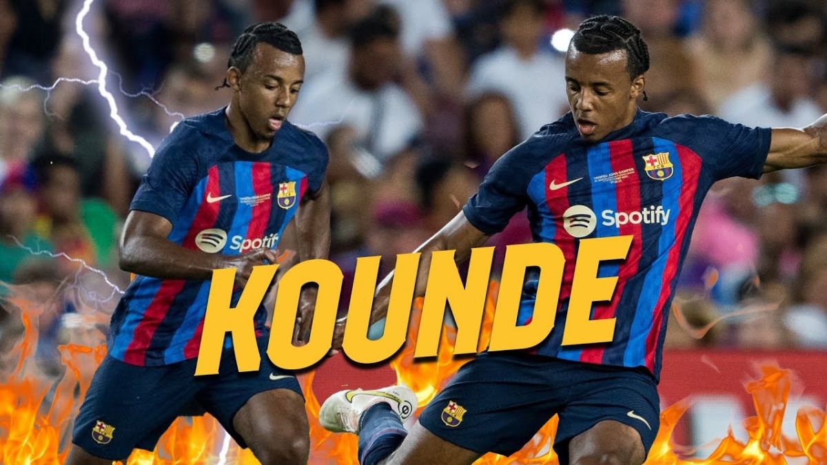 اولین بازی ژول کنده در ترکیب تیم بارسلونا