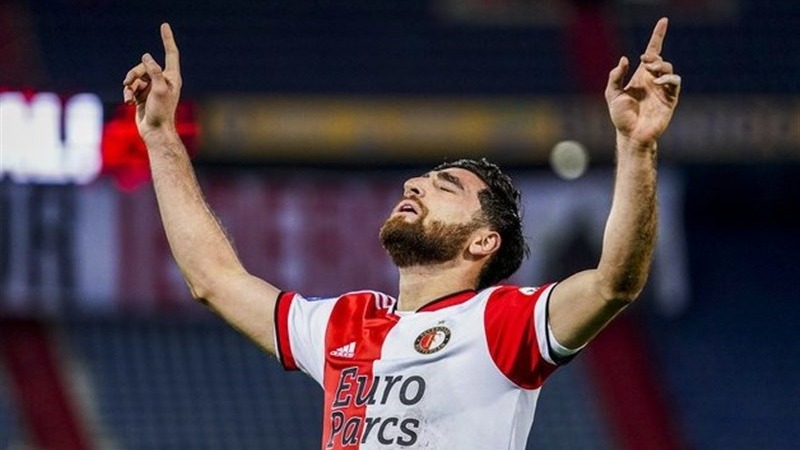 کاشته ی دیدنی علیرضا جهانبخش در دیدار دوستانه فاینورد و دوردرخت