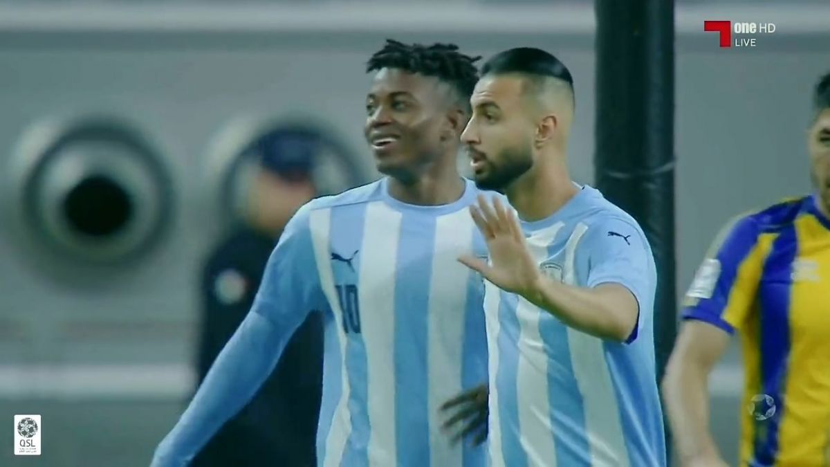 گل تساوی الوکره به الغرافه با پاس امید ابراهیمی