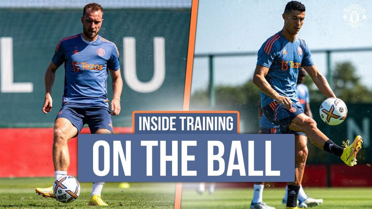 تمرین رونالدو و منچستریونایتد برای تقابل با برنتفورد