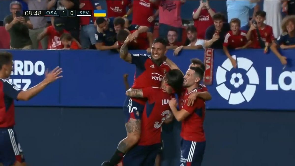 گل اول اوساسونا به سویا (آویلا) / اولین گل لالیگا در فصل 23-2022