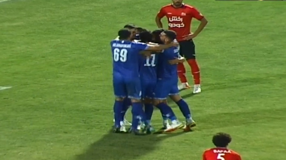 گل دوم گل گهر به تراکتور (سوپرگل شکاری)