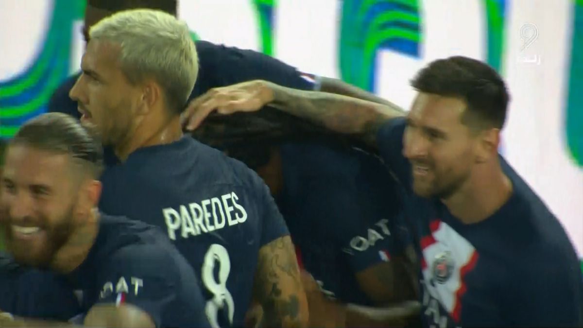 گل پنجم پاری سن ژرمن به مون پلیه (رناتو سانچز)