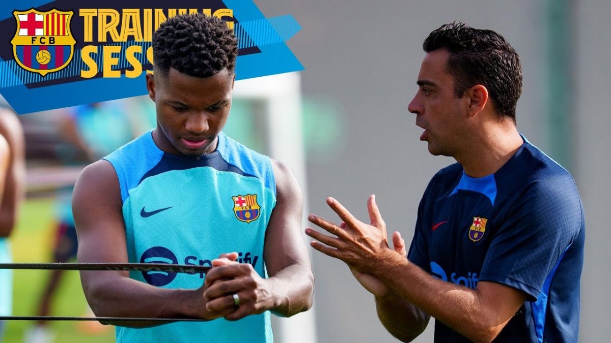 تمرینات تیم بارسلونا (24 مرداد)