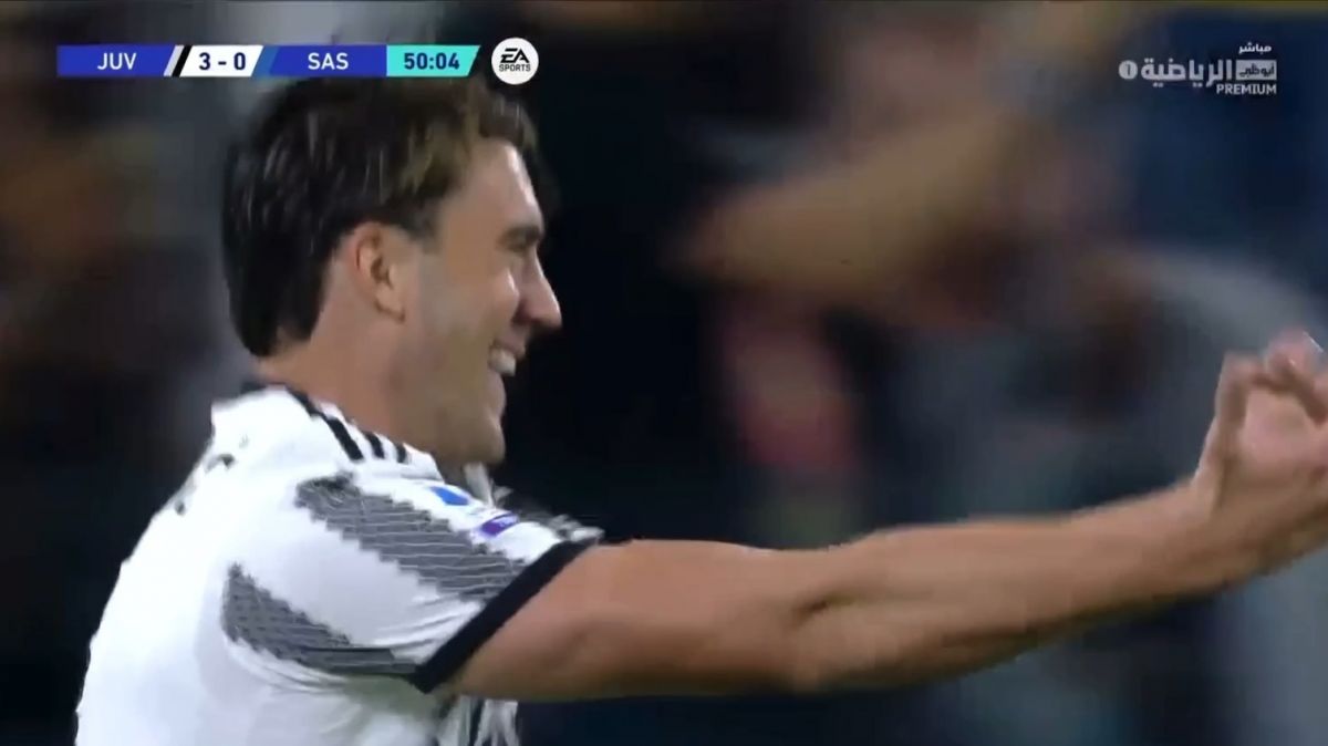 گل سوم یوونتوس به ساسولو (دبل ولاهوویچ)