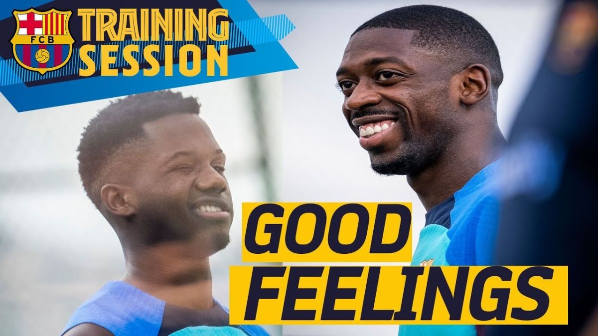 تمرینات تیم بارسلونا (25 مرداد)