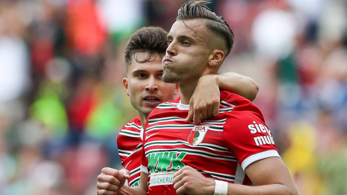 گل پشت پای زیبای ارمدین دمیروویچ برای آگزبورگ مقابل ماینتس