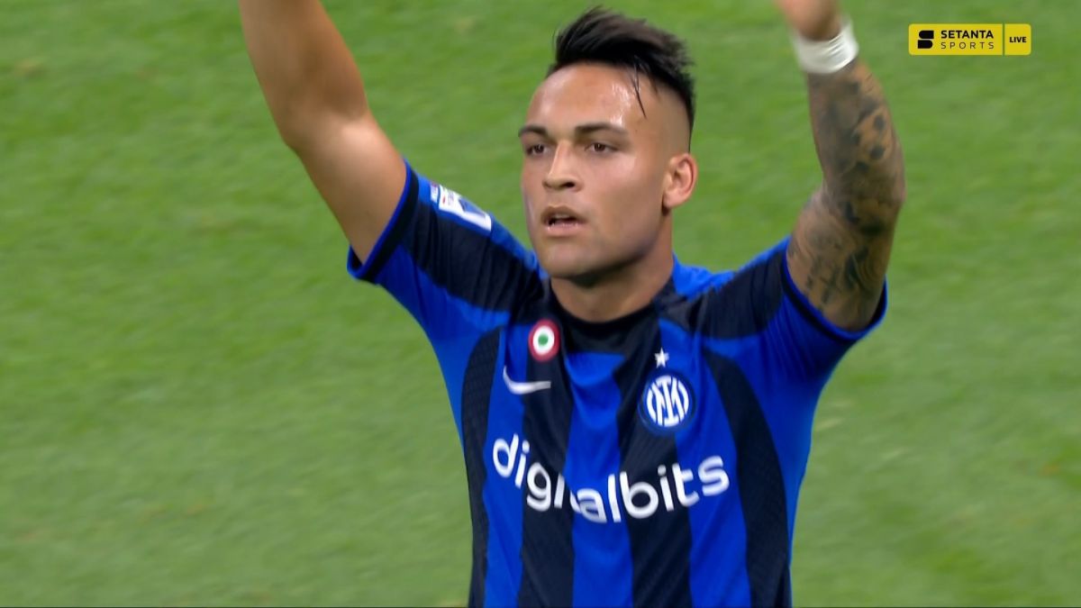 گل اول اینتر به اسپتزیا (شوت زیبای لائوتارو مارتینز)