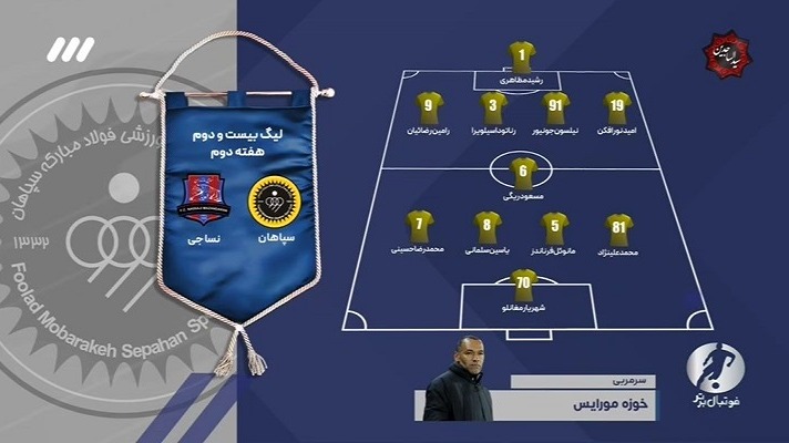 فوتبال برتر/ حواشی بازی سپاهان 2-1 نساجی