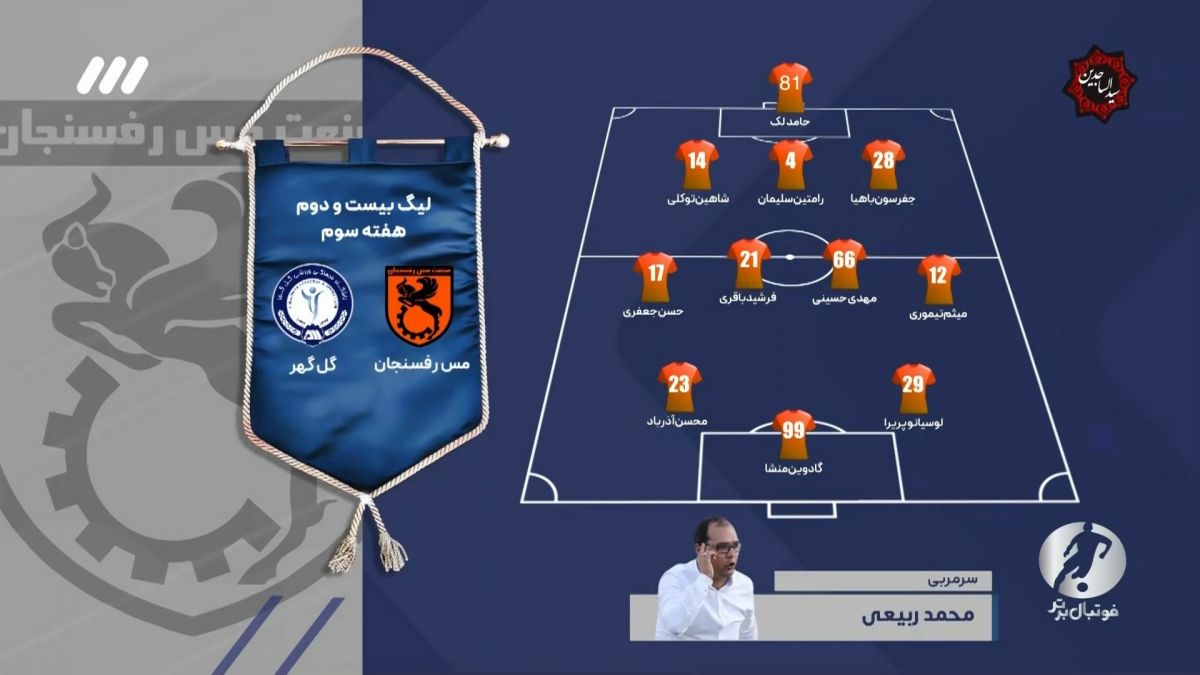 فوتبال برتر/ حواشی بازی مس رفسنجان 0-0 گل گهر سیرجان