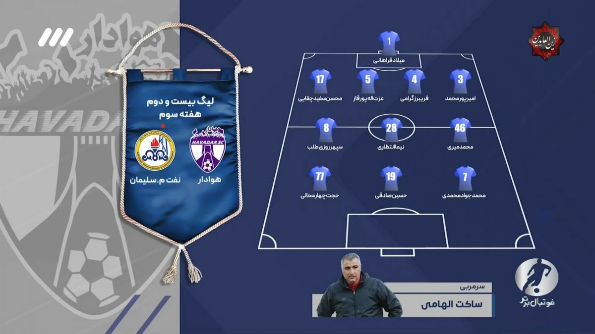 فوتبال برتر/ خلاصه و حواشی بازی هوادار 1-1 نفت مسجدسلیمان