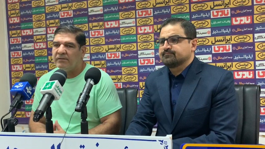 اختصاصی/ کنفرانس خبری رضا مهاجری سرمربی نفت مسجدسلیمان قبل از بازی مقابل پیکان